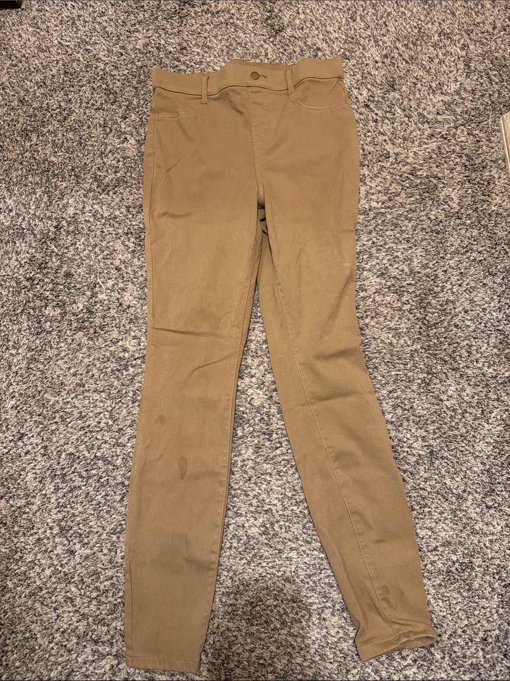 Women's High-Rise Skinny Jeans in Tan